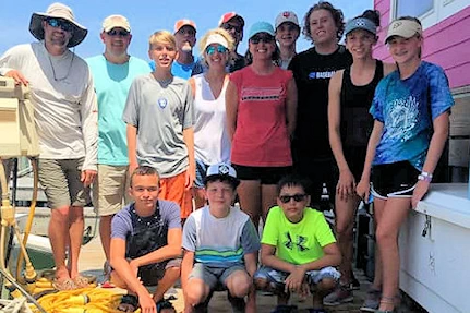This large charter group staying in Avon NC found out that Stormy Petrel is even better than a head boat because we are less crowded, more comfortable, better equipment and catch more desirable fish.